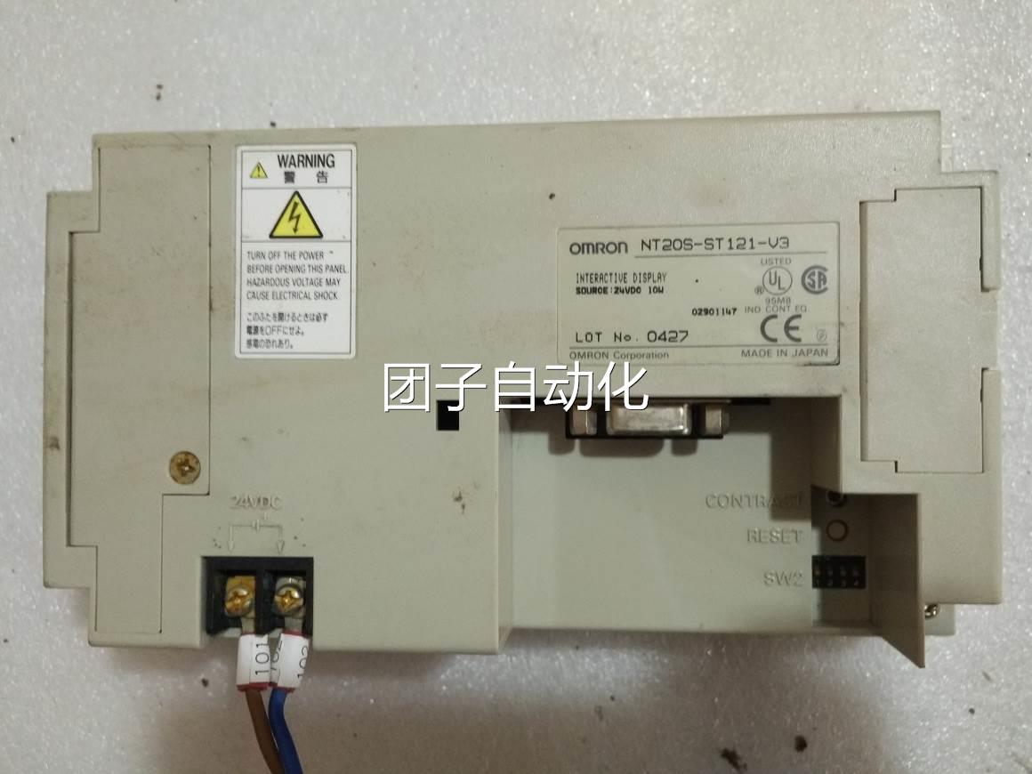 A手拆机欧姆龙 触摸屏NT20S-ST121-V3 功能包好 实物图询价