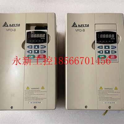 议价二手台达VFD-B系列变频器VFD110B43A 11KW 380V测试好 ￥