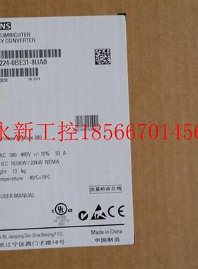 议价6SL3210-1PE21-8UL0 正品G120变频器PM240-2功率模块7.5KW￥