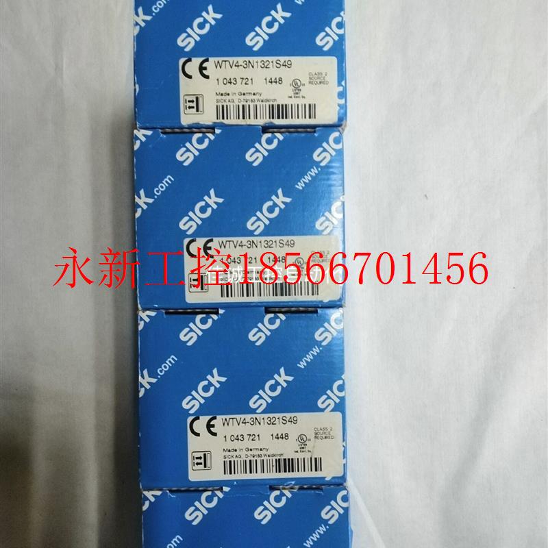 议价现货全新原装德国西克SICK漫反射光电开关WTV4-3N1321S49 ￥