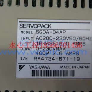 原装 伺服安川驱动器 拆机保修3个月￥ 02AP 议价SGDA