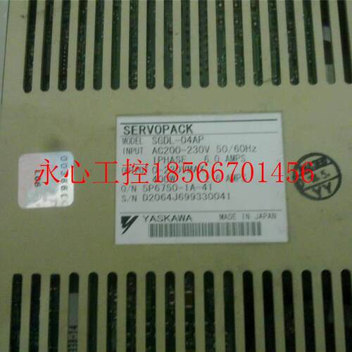 议价安川伺3服驱动器SGDL-04QHIAS SGPDA-2AP 01A A5 A SGDE-02￥