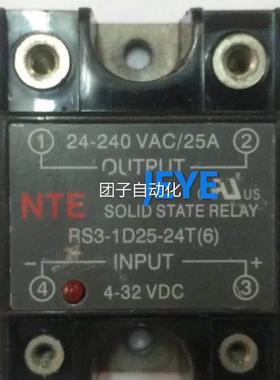 NTE固态继电器RS3-1D25-24T(RS3-1D10-24T,RS3-1D40-24T）询价