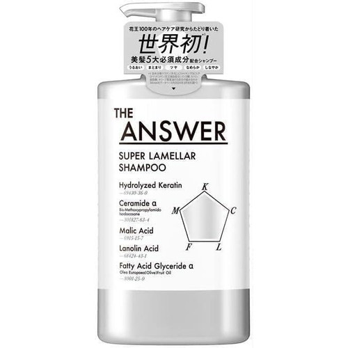2025日本畅销新货THE ANSWER超级薄片洗发水泵400ml