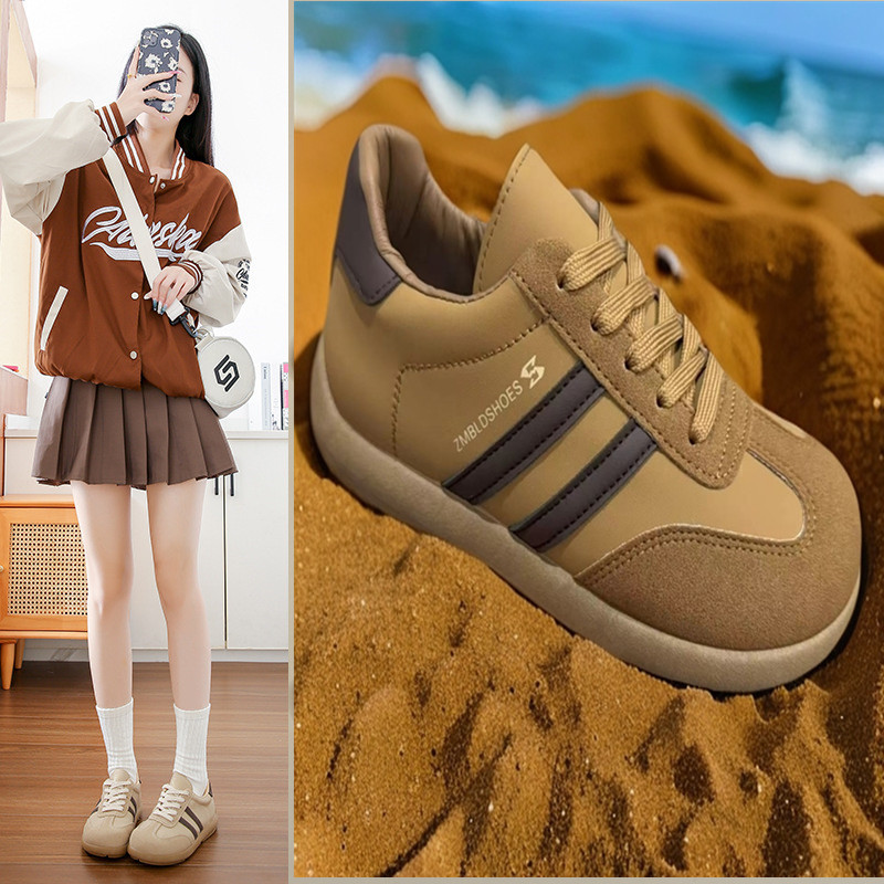 新款平底德训鞋女2025秋