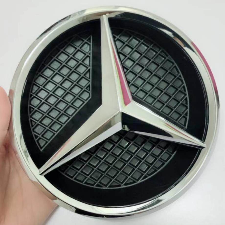 适用奔驰中网大标C200E300R300GLA200MLGLCGLKSLKCLS星徽网格车标