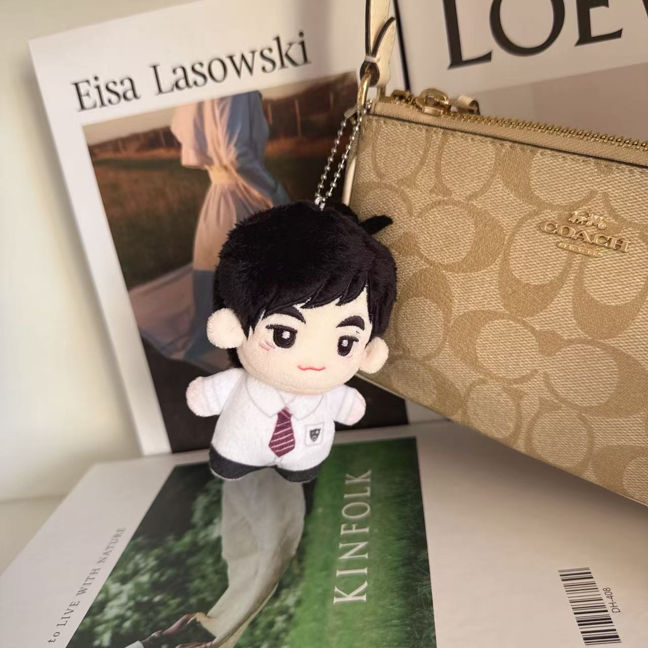 周杰伦棉花娃娃联名周同学10cm印花体明星公仔周边玩偶挂件定制