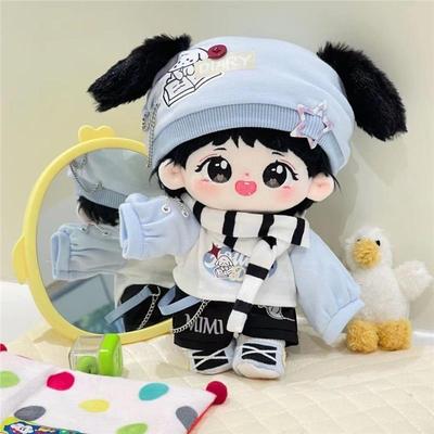 tf家族四代杨博文属性20cm羊波纹棉花娃娃明星周边毛绒玩偶送人礼