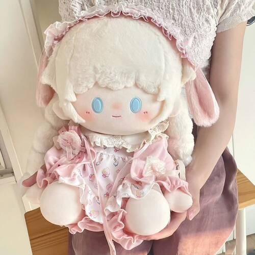 【8.6万人收藏】40cm娃衣厘米棉花娃娃玩偶衣服连衣裙坐姿一番属