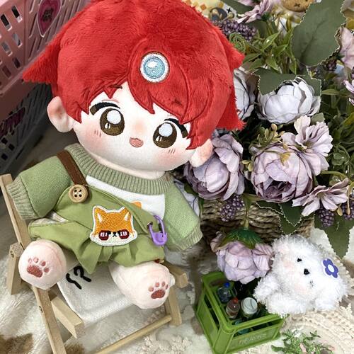 【1210人收藏】原创开心超人棉花娃娃动漫周边小开心20厘米换装娃