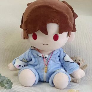 40cm娃衣现货加绒一番赏连体衣冬季开衫拉链哈衣可爱外出服软保暖