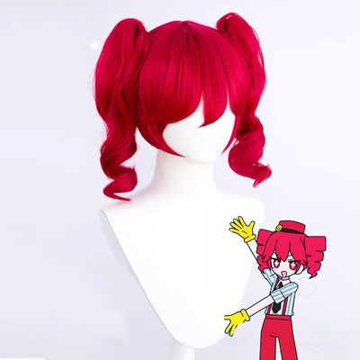 初音cos假发 未来催眠术 重音MVmiku特调双马尾,仿真头皮顶