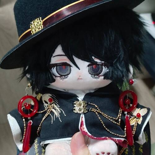 【首发】原创头七怪谈离宇亭属性20CM棉花娃娃毛绒玩偶可爱周边礼