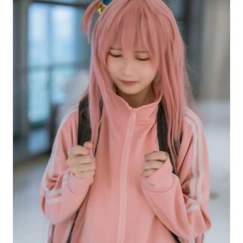 孤独摇滚后藤一里cosplay波奇酱粉色外套小孤独cos套装裙运动服装