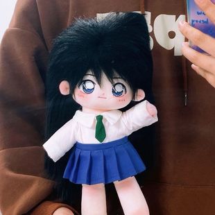 原创正版工藤新一毛利兰属性名侦探柯南20cm棉花娃娃同人玩偶礼物