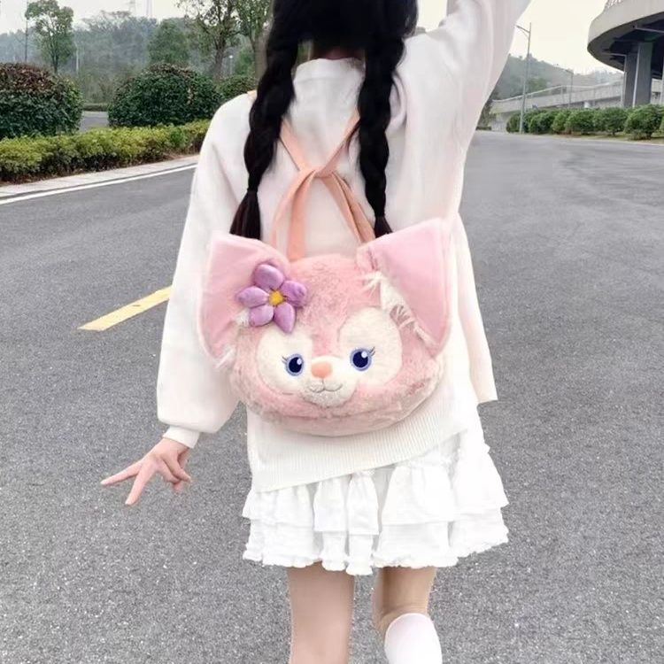 玲娜贝儿大脸包斜挎包可爱毛绒玩偶包包狐狸双肩包手提包零钱包女
