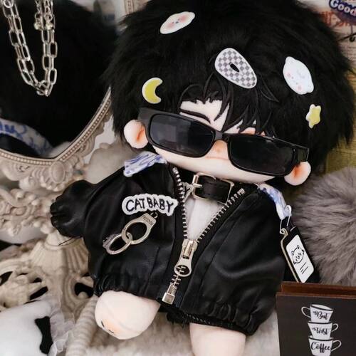 盗墓笔记黑瞎子棉花娃20cm