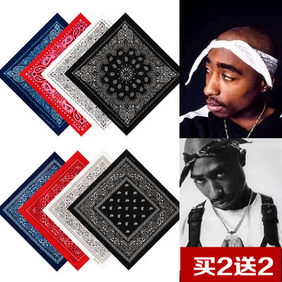 Hip hop hiphop hip-hop men and women BBOY cashew flower large towel movement European and American street wild scarf