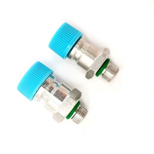 优质R134a汽车空调加气嘴冷气管高低压充气咀冷媒阀门气门芯盖子