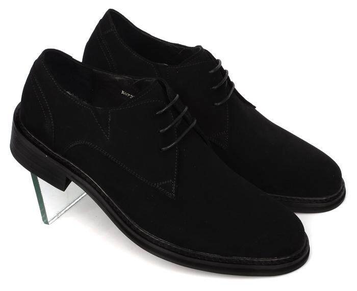 真皮磨砂皮透气英伦低帮男鞋 时尚潮流正装皮鞋 系带商务男士皮鞋