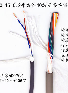 雕刻机电缆拖链电缆QIENZ铜