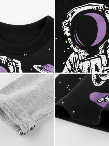 Детский осенний приятный телу лонгслив для мальчиков, свободный крой, в западном стиле