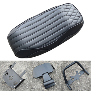 深远GT1 1.0 2.0一体座加厚坐垫短尾架专用座包靠背53cm改装配件