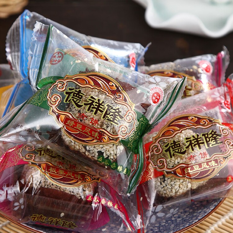【15枚】德祥隆闻喜煮饼红豆花生板栗夹心点心山西运城特产零食图片