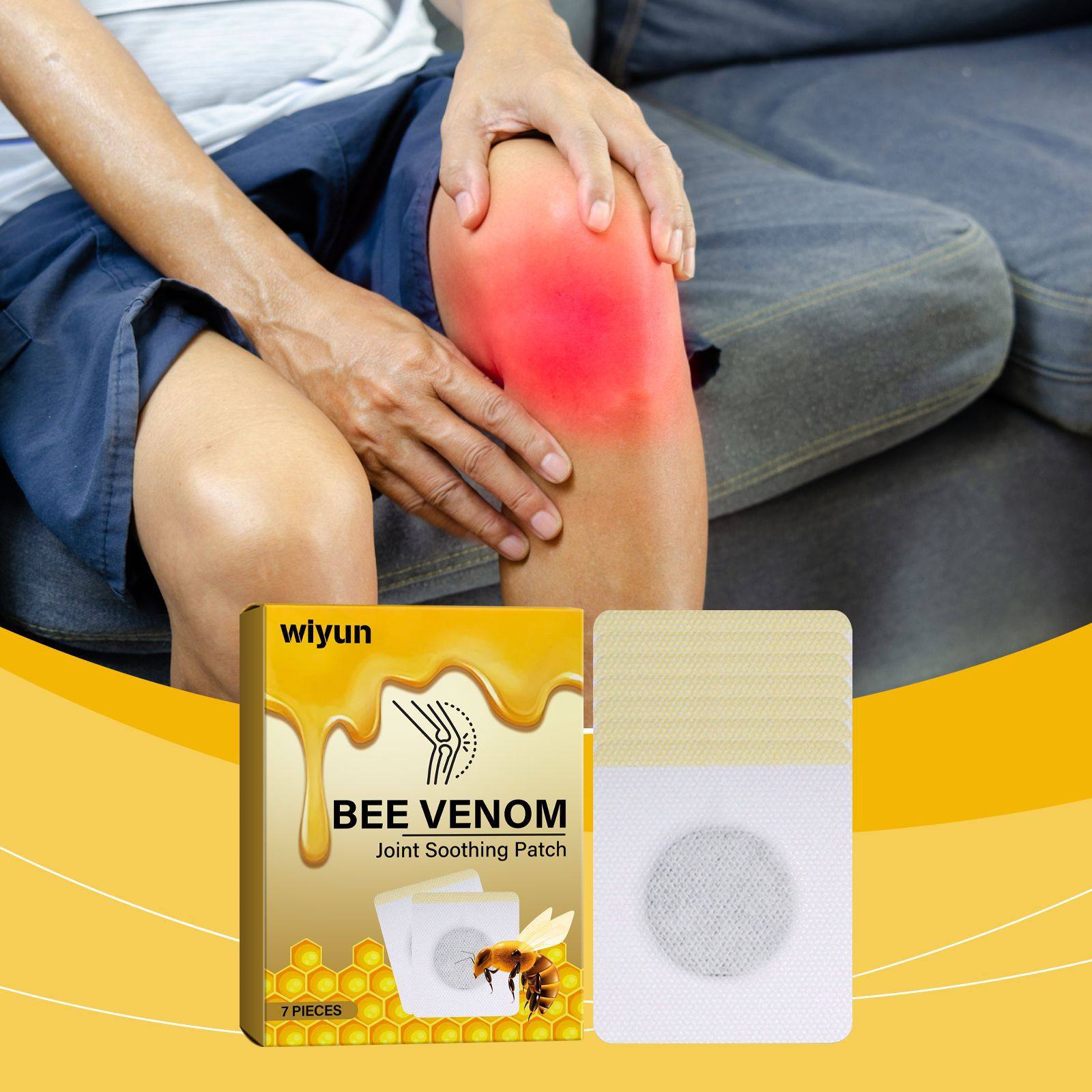 WIYUN 关节贴片 腿部腰椎舒适贴背部肩膀关节身体护理身体膏贴