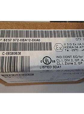 议价6ES7972-0BA12-0XA0DP连接器/插头6ES79720BA120XA0现货议
