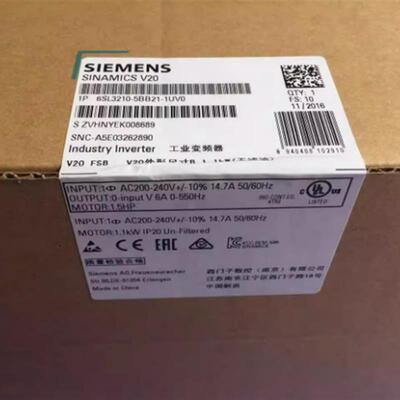 议价6SL3210-5BB21-5UV1 V20变频器 1.5kW 6SL32105BB215UV1