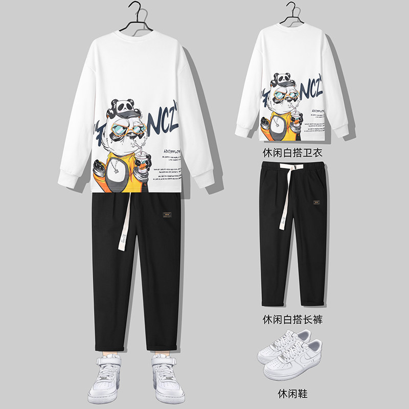 2021春秋新款单件热销款搭配套装卫衣裤子两件套上款有差T3434图片