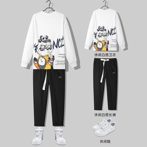 2021春秋新款单件热销款搭配套装卫衣裤子两件套上款有差T3434图片