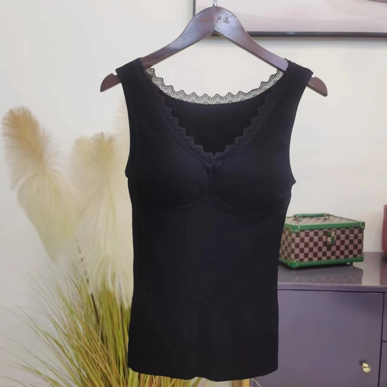 保暖可拆卸胸垫可拆卸胸垫背心