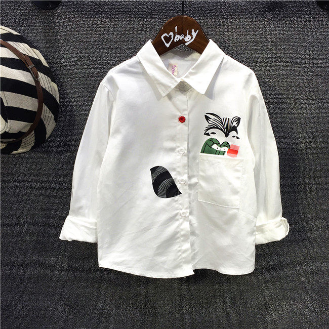 Chemise garcon à manche longue - Ref 2078278 Image 1