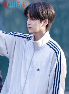 阿迪达斯Adidas三叶草男女美式复古休闲运动夹克外套IK9149IZ4922