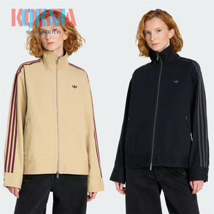 阿迪达斯Adidas三叶草女子美式复古休闲运动夹克外套KF2311KF2312