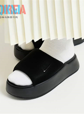 Nike耐克Calm Elevation Slide女子休闲运动增高厚底凉拖鞋HJ5601