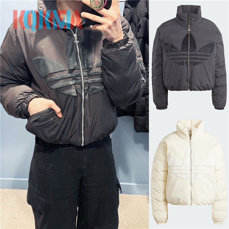 阿迪达斯女子复古休闲运动棉服