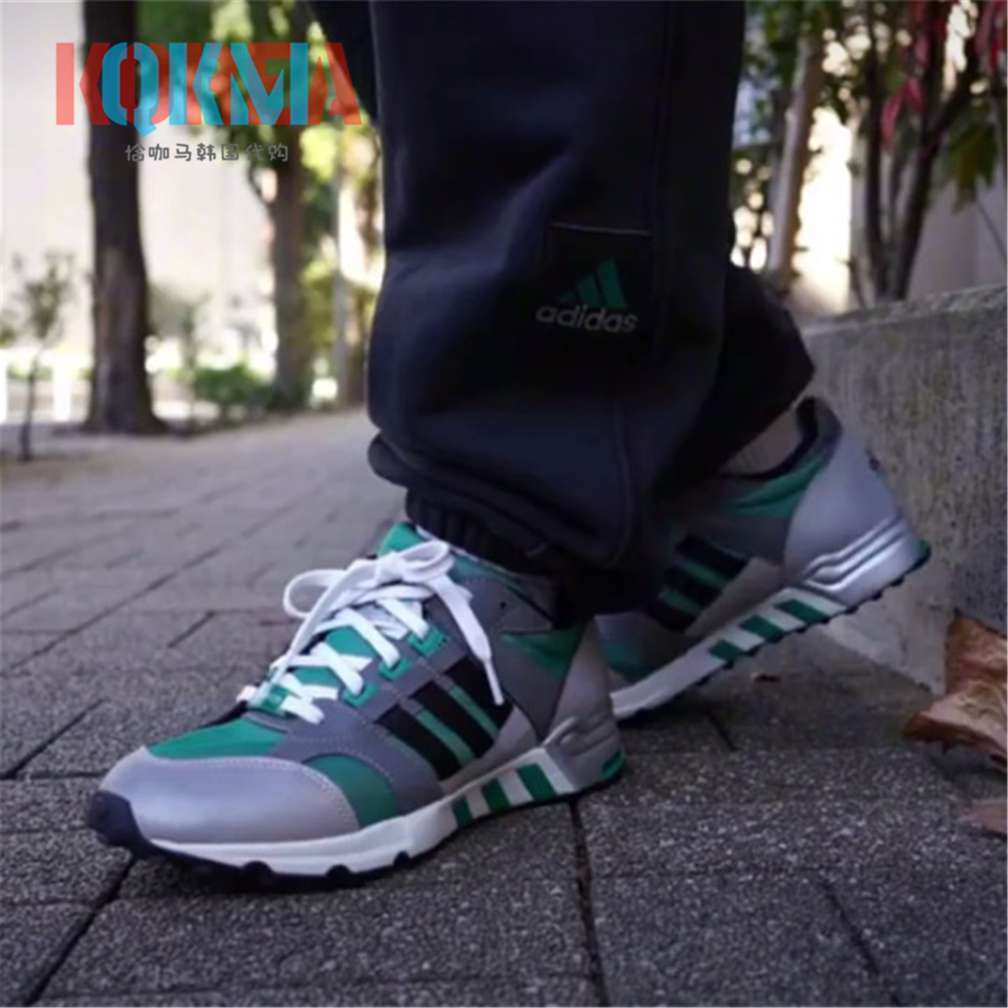 Adidas阿迪达斯EQT Cushion 93男女复古休闲运动反光跑步鞋IH0973