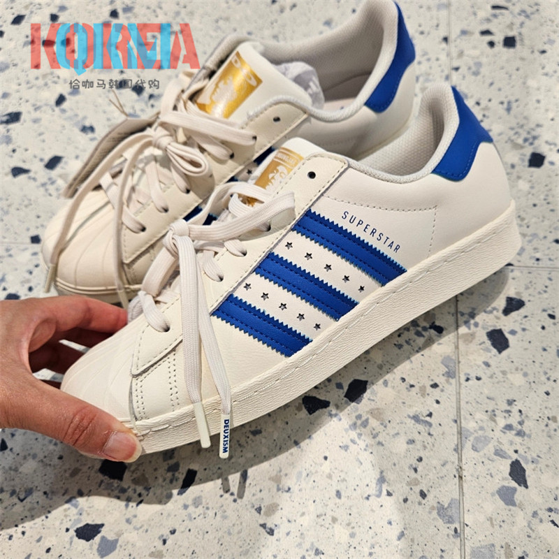 阿迪达斯Adidas三叶草Superstar 80s男女贝壳头休闲运动鞋 IF6292