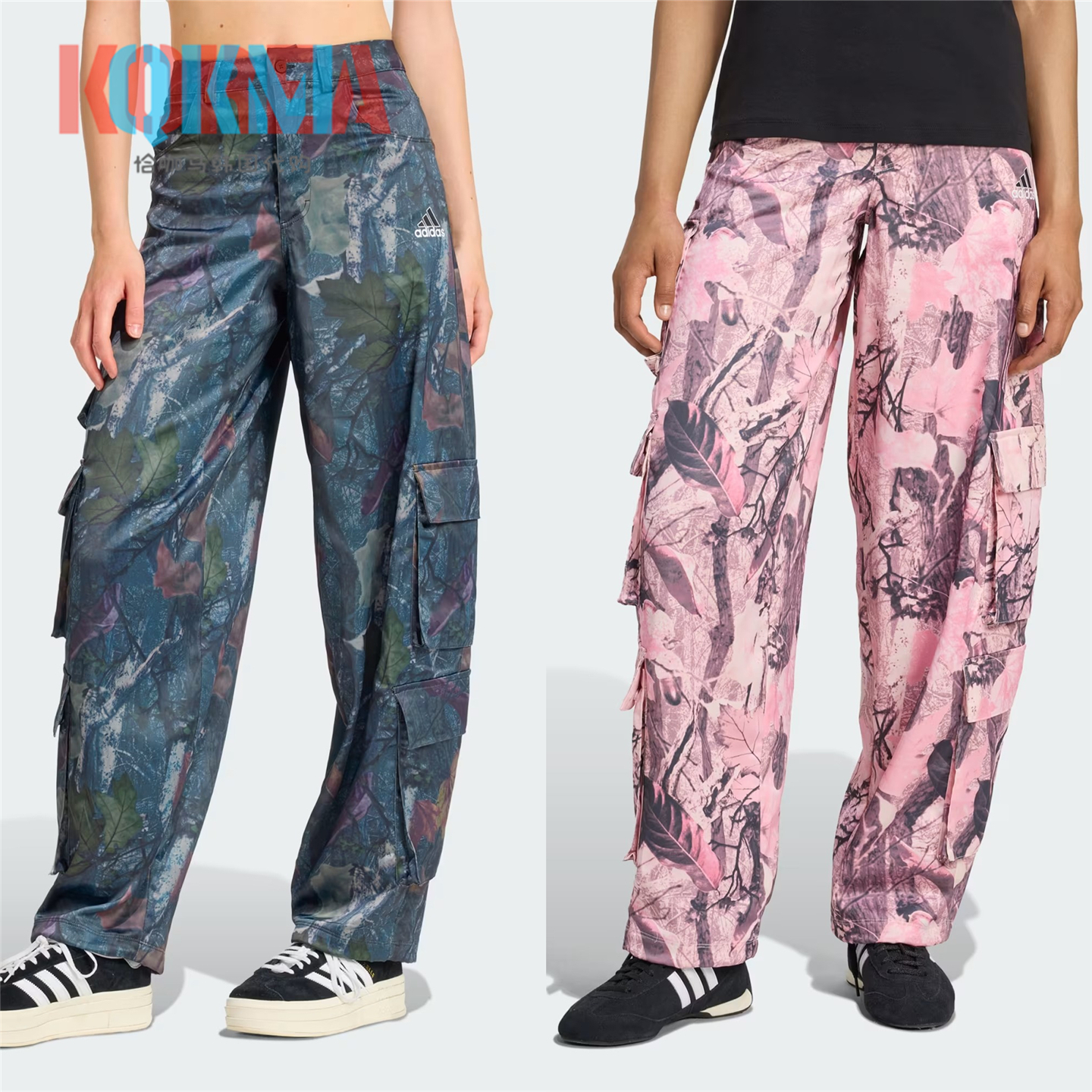 阿迪达斯女子美式复古休闲运动裤