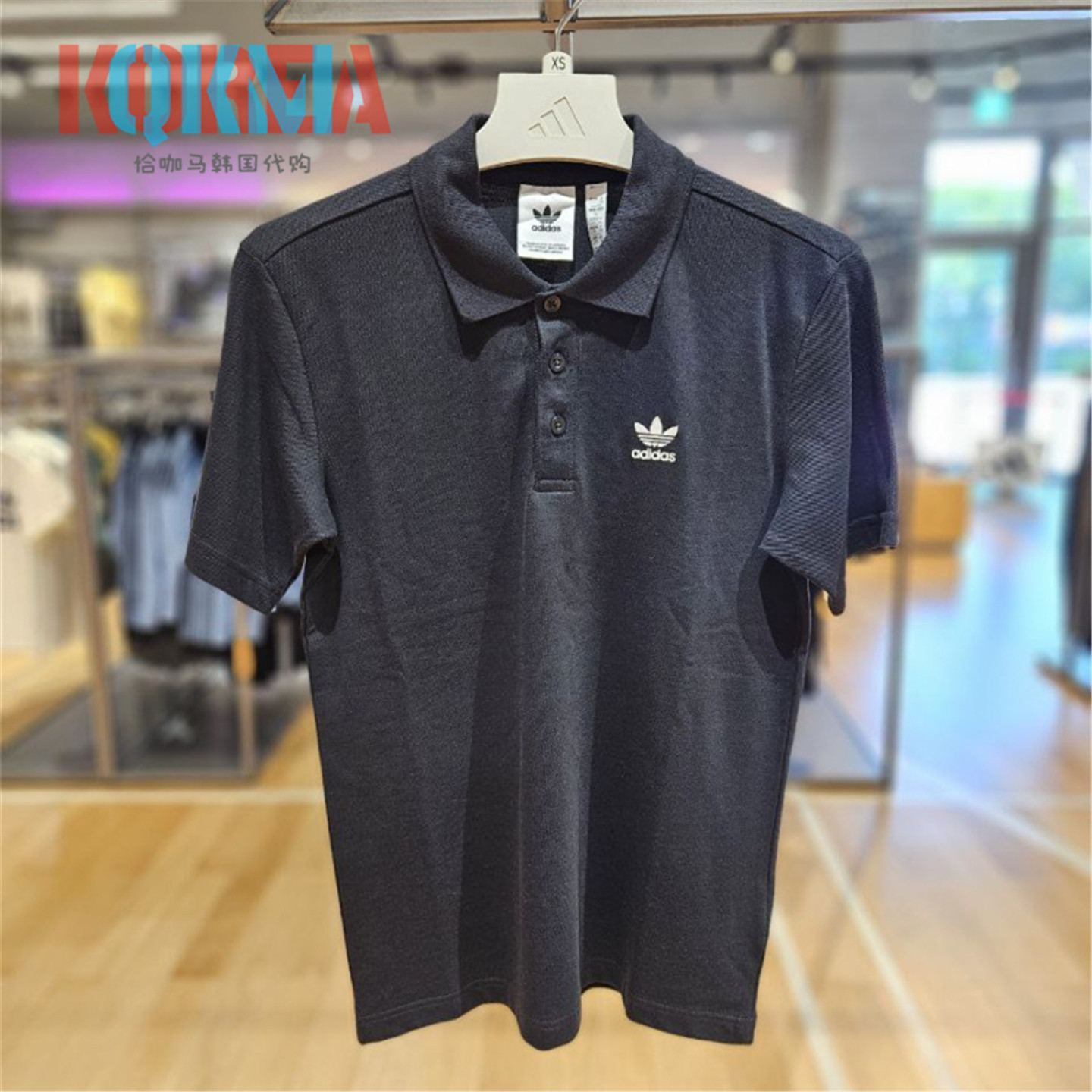 阿迪达斯Adidas三叶草男女复古休闲运动Polo衫Tee短袖T恤 JD2439