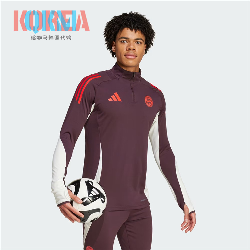Adidas阿迪达斯Tiro 24拜仁男子足球训练运动套头卫衣长袖 IS9941