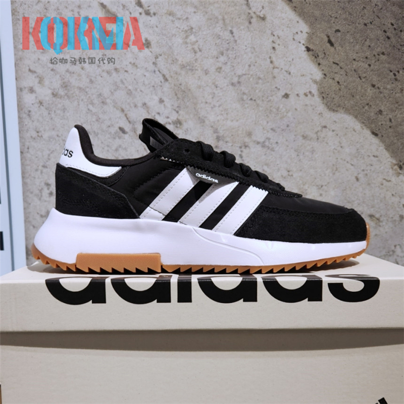 Adidas阿迪达斯Retropy F2男女经典黑白复古休闲运动跑步鞋IH8838
