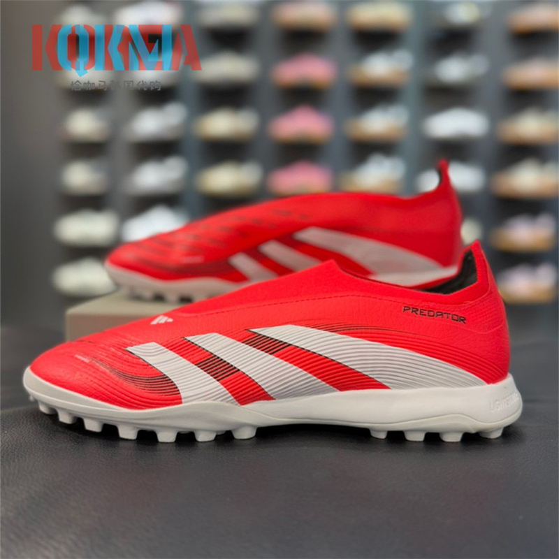 Adidas阿迪达斯Predator League TF碎钉无鞋带运动足球鞋 ID3824