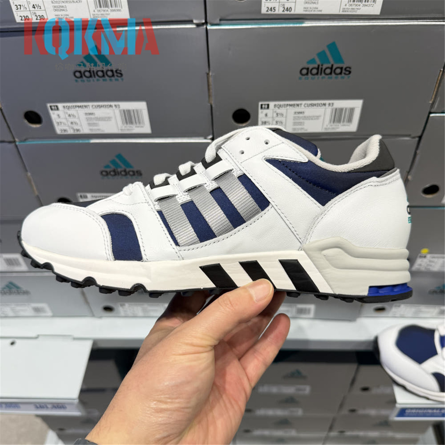 Adidas阿迪达斯Eqt Cushion 93男女复古经典休闲运动跑步鞋JI3093