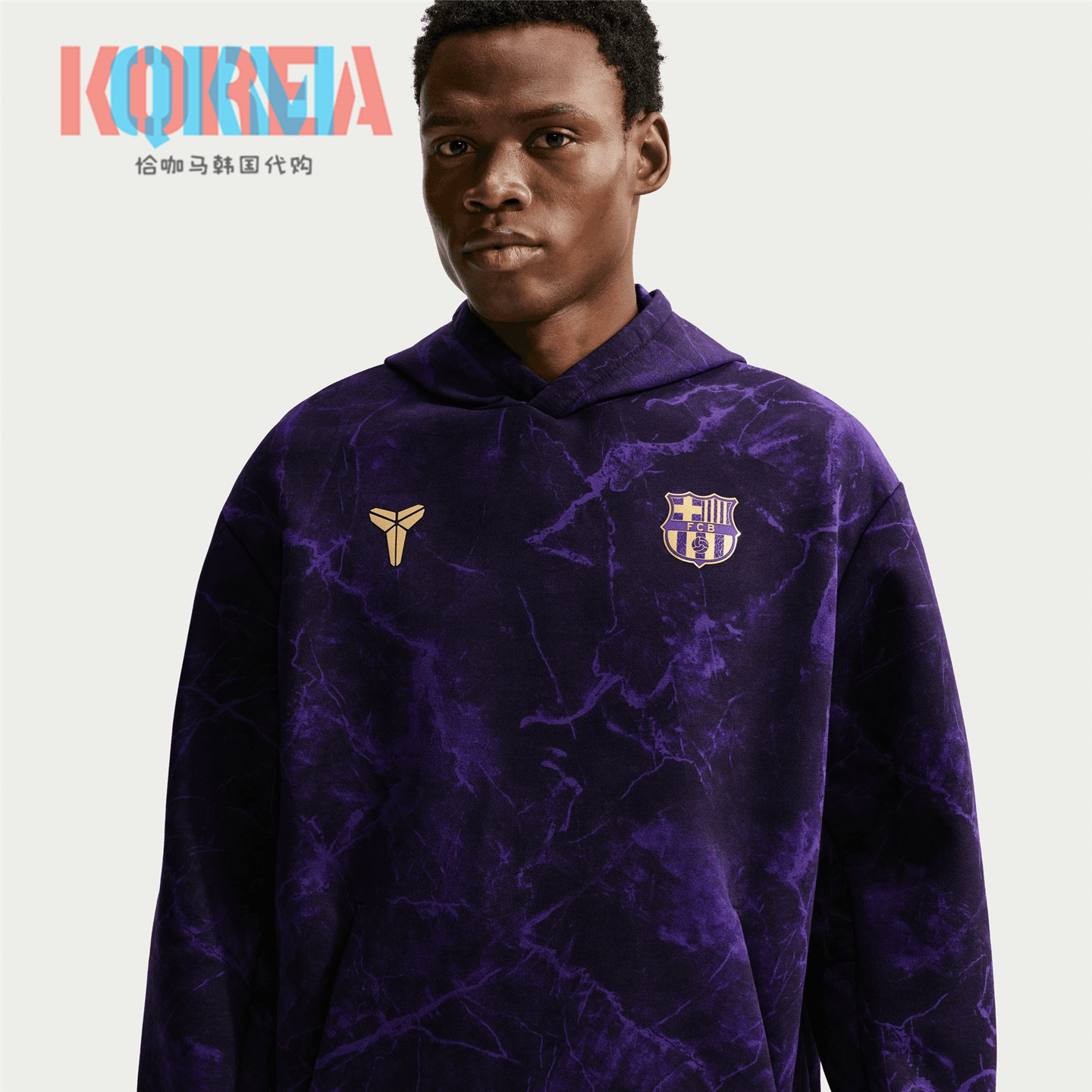 NikeKobe科比FCB巴萨帽衫卫衣