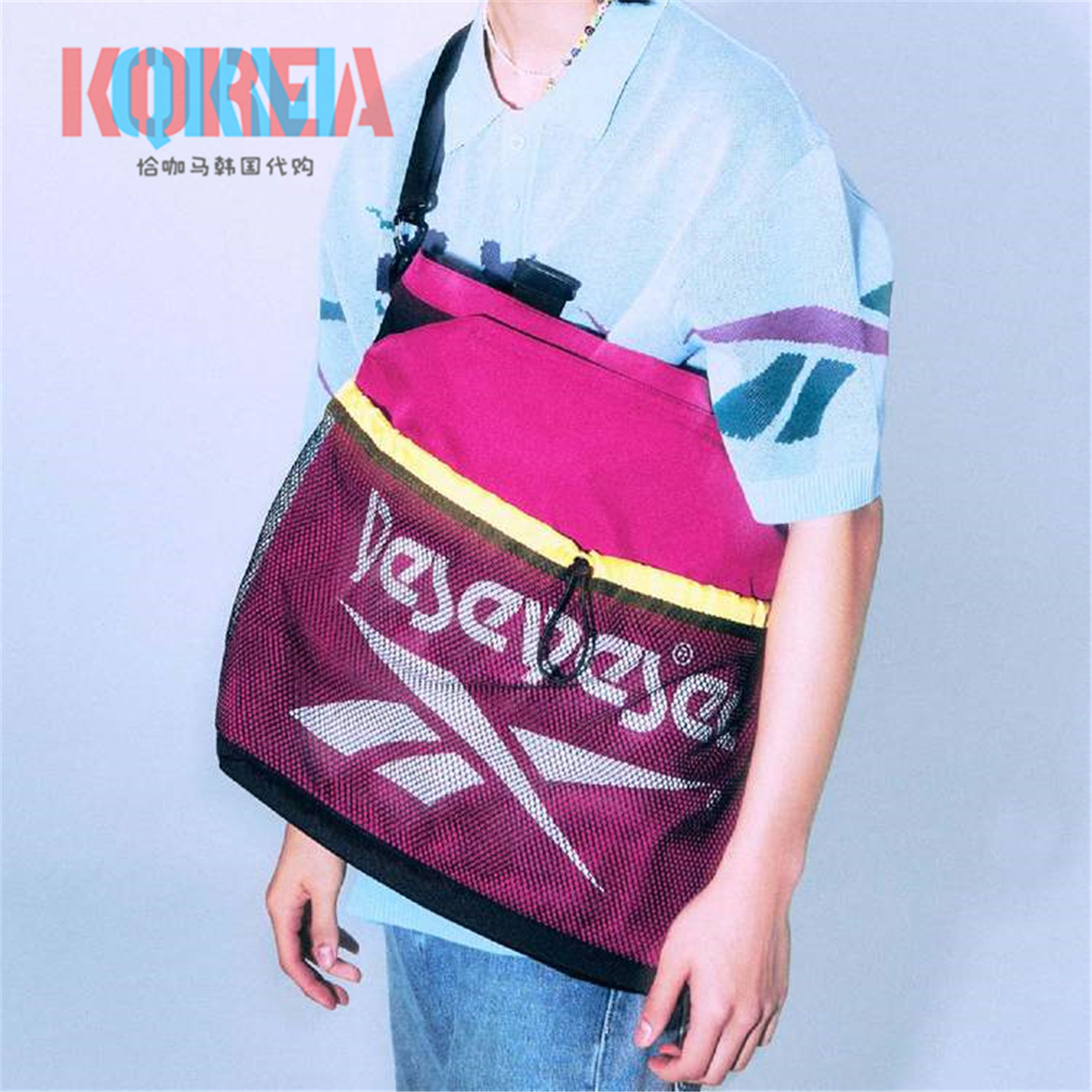 Reebok锐步Yeseyesee斜挎单肩包