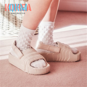 阿迪达斯Adidas厚底休闲凉拖鞋